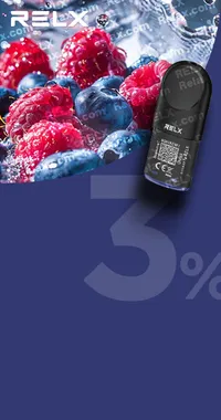 RELX煙彈六代 悅刻原裝正品（藍莓覆盆子）3入