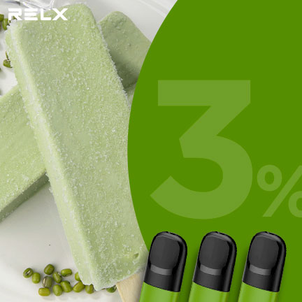 RELX煙彈五代 悅刻原裝正品（冰綠豆棒）3入