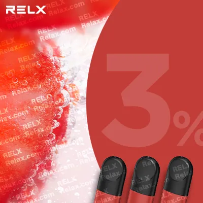 RELX煙彈四代 悅刻原裝正品（草莓雪冰）3入