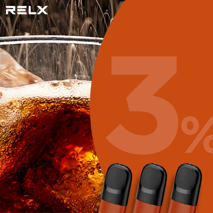 RELX煙彈五代 悅刻原裝正品（可樂冰）3入