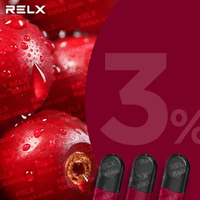RELX煙彈四代 悅刻原裝正品（蔓越莓）3入