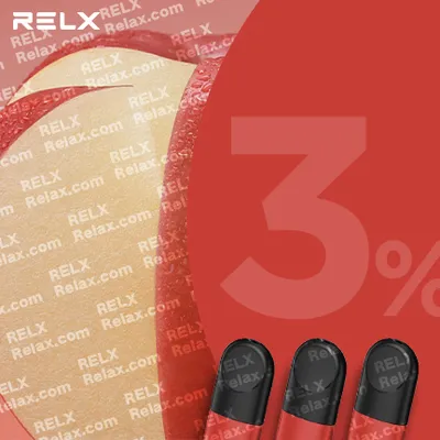 RELX煙彈四代 悅刻原裝正品（甜脆紅蘋果）3入