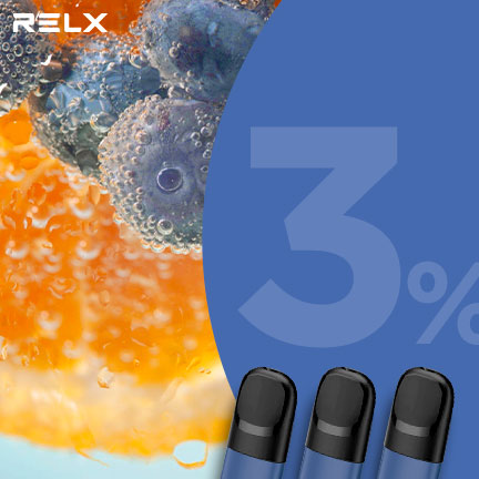 RELX煙彈五代 悅刻原裝正品（C味鮮橙）3入