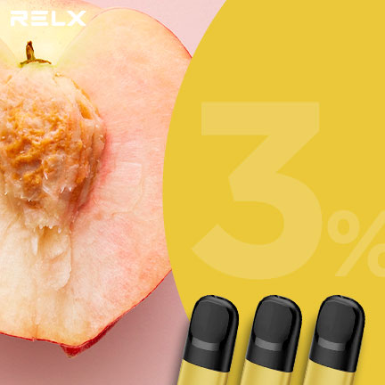 RELX煙彈五代 悅刻原裝正品（瑩潤蜜桃）3入