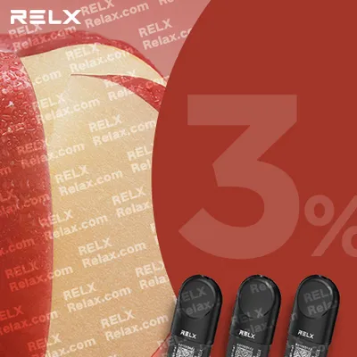 RELX煙彈六代 悅刻原裝正品（紅蘋果）3入