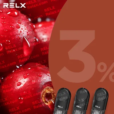 RELX煙彈六代 悅刻原裝正品（蔓越莓）3入