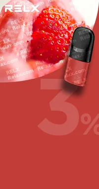 RELX煙彈五代 悅刻原裝正品（草莓沙冰）3入