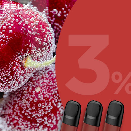 RELX煙彈五代 悅刻原裝正品（爆檸櫻桃）3入