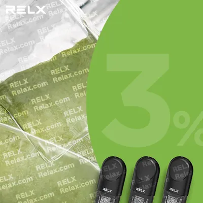RELX煙彈六代 悅刻原裝正品（綠豆冰）3入