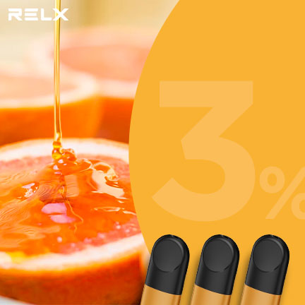 RELX煙彈四代 悅刻原裝正品（冰鎮蜜柚茶）3入