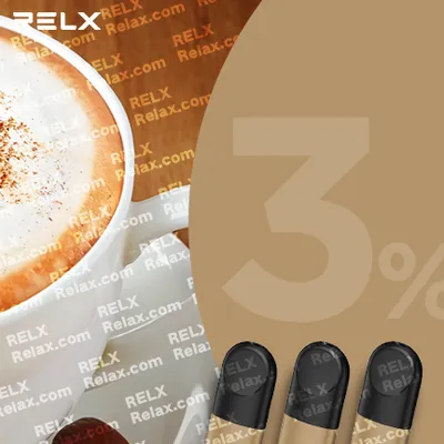 RELX煙彈四代 悅刻原裝正品（榛果拿鐵）3入
