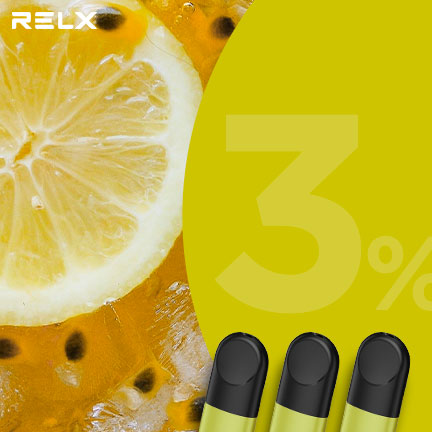 RELX煙彈四代 悅刻原裝正品（金桔百香果）3入