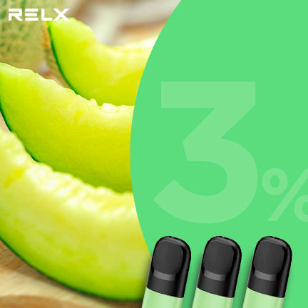 RELX煙彈五代 悅刻原裝正品（玫瓏蜜瓜）3入