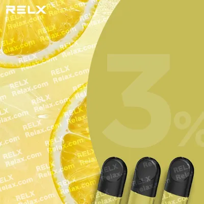 RELX煙彈四代 悅刻原裝正品（手打檸檬冰）3入